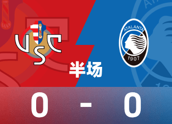 Entretiempo de la Serie A: Decatrale crea peligro, Cremona 0-0 Atalanta