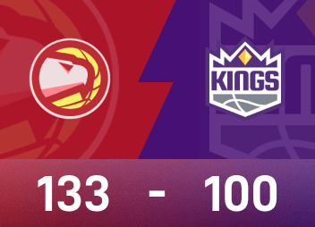 Informe del partido de la NBA: Johnson anotó 24 puntos, 10 rebotes y 8 asistencias, los Hawks vencieron a los Kings 133-100