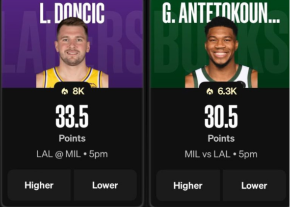 ¿Podrás salvar tu cara hoy? El récord de la carrera de Doncic contra Antetokounmpo es de sólo 2 victorias y 8 derrotas.